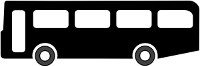 bus_symbol_black_clip_art_16624